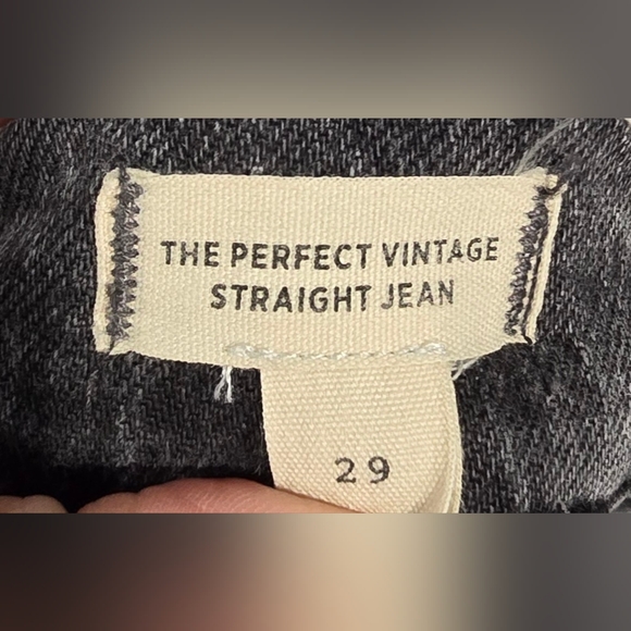 Madewell The Perfect Vintage Straight Jean Seamed Edition Size 29 - Picture 7 of 9